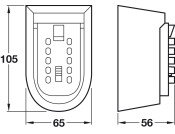 Key Safe with Cover 105x65x56mm