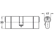 Snapsafe Euro Prof Cyl w Turn SN Differ