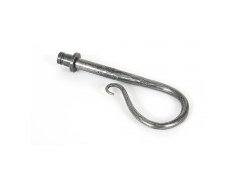 Pewter Shepherd's Crook Curtain Finial (pair)
