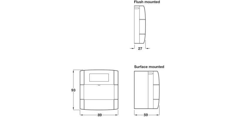 Door Release Break Glass-Cover Pl Trans