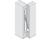 Door Loop 252x24mm Concealed Steel CP