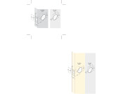 Entrance Lock Knob Set 70mm Steel SB