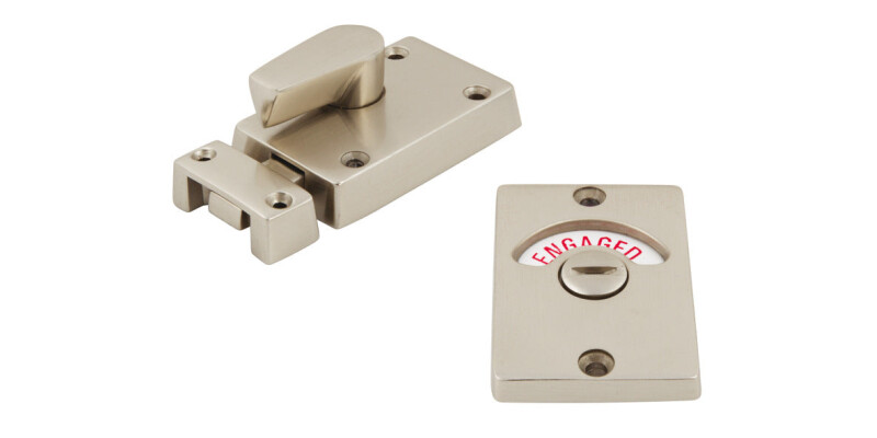 Surface Indicator Bolt, with Throw Over Turn Knob to Inside, Zinc Alloy