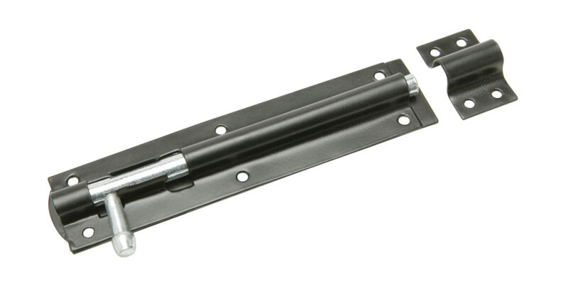 Tower Bolt, Straight, Face Fixing, Mild Steel