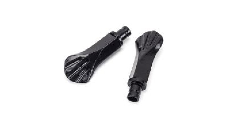Black Shell Curtain Finial (pair)