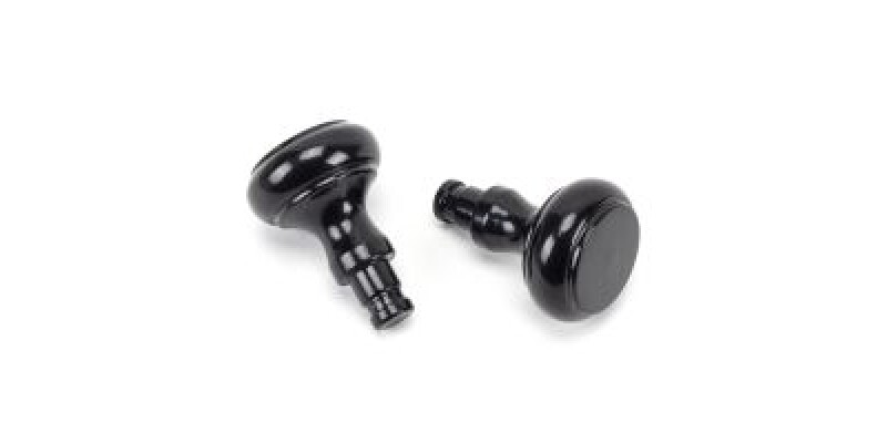 Black Regency Curtain Finial (pair)