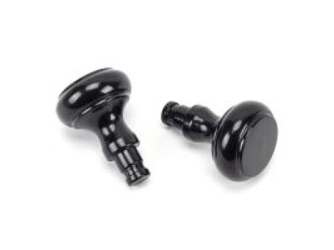 Black Regency Curtain Finial (pair)