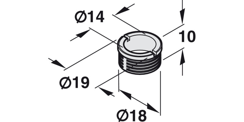 Startec Budget Lock - Sleeve Recess Mnt