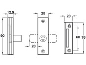 Captive Key Rim Budget Lock SZP