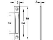 Startec Budget Lock - Strike Plate