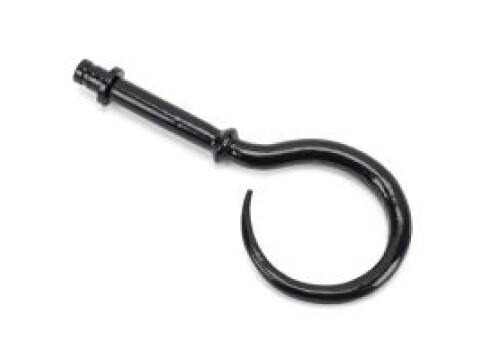 Black Hook Curtain Finial (pair)