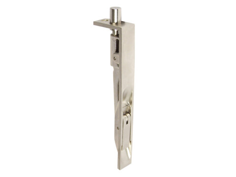 Flush Bolt, Lever Action, Width 19 mm, Brass or Aluminium
