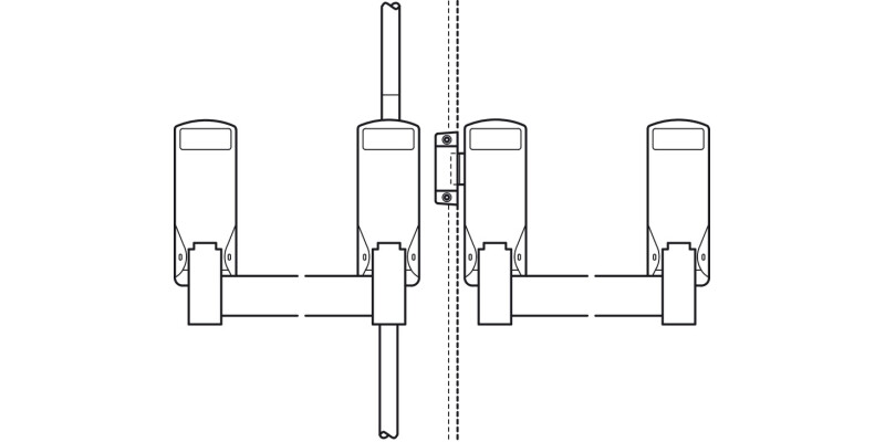 Startec Dbl Panic Bolt Silver PC