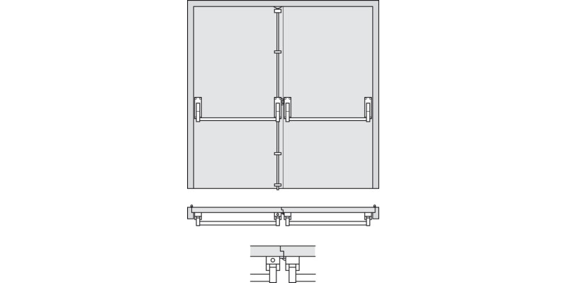 Startec Dbl Panic Bolt Silver PC