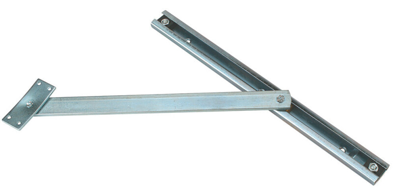 Limit Stay, Mortice, Overhead, to Prevent Door Opening Beyond 90�, Steel