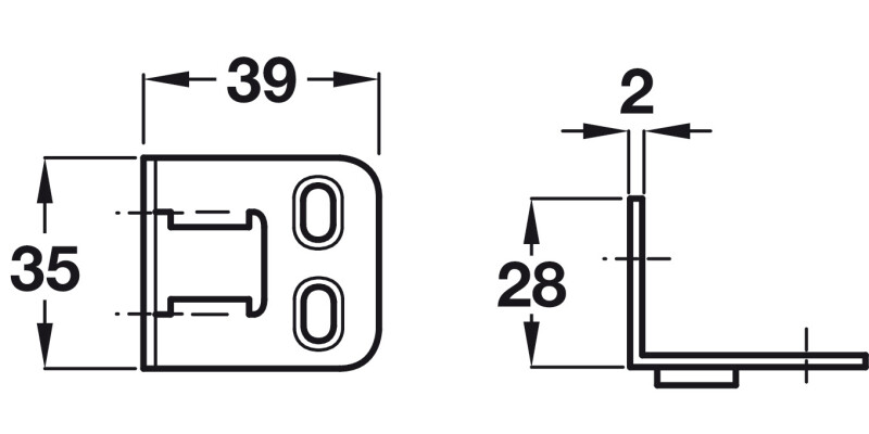 Security Shoot Bolt Keep - Corner St BZP