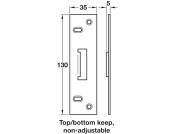Keep for Multipoint Locks-Top/Btm No Adj