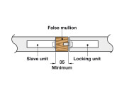 Mortice Cyl Slave Unit 45mm 1810x16mm