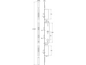 Multipoint 3 Mort Lock 45mm 2250x20mm