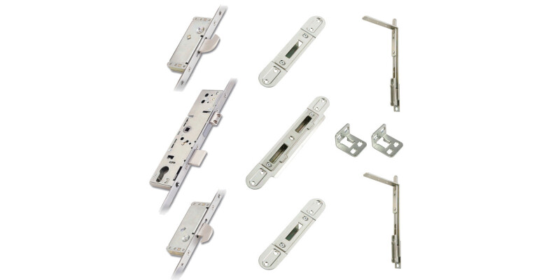 5 Point Hookbolt, 35 mm, with Lock Unit, Centre Keep, Top/Bottom Keep, Security