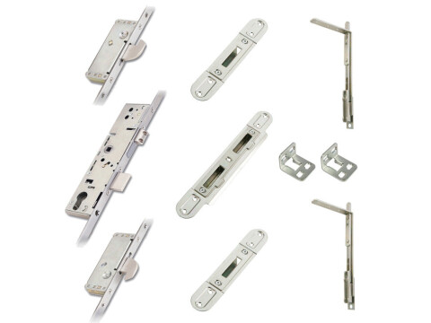 5 Point Hookbolt, 35 mm, with Lock Unit, Centre Keep, Top/Bottom Keep, Security