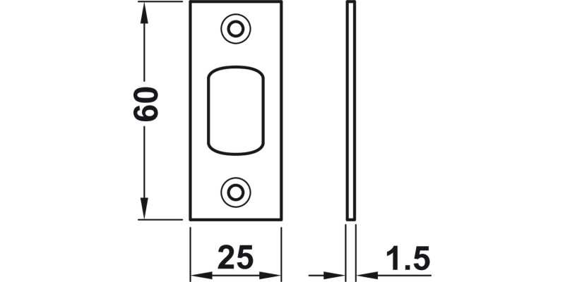 Forend and Strike Plate Set PSS