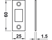 Forend and Strike Plate Set PSS