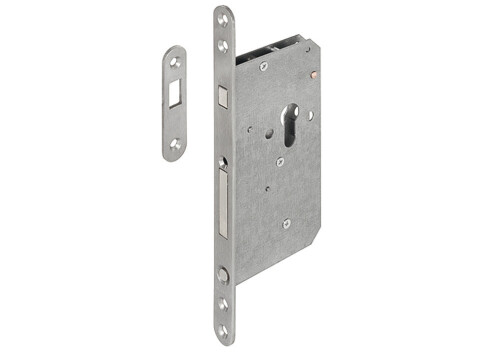 Mortice Cyl Sliding Dr Hookbolt Lock SSS