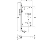Startec Mort Latch 60/92mm SSS