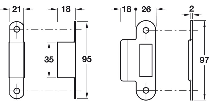Startec Mort Latch 60/92mm SSS
