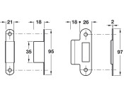 Startec Mort Latch 60/92mm SSS