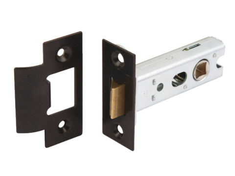 Tubular Mortice Latch 57.5/79mm Black