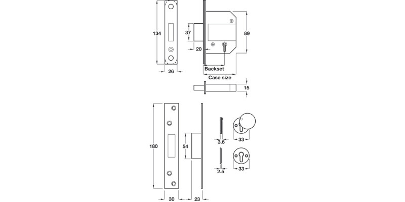 Fortress 5 Lvr Deadlock 56/79mm CE Dif