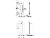 Startec DIN Mortice Deadlock 55/54mm SSS