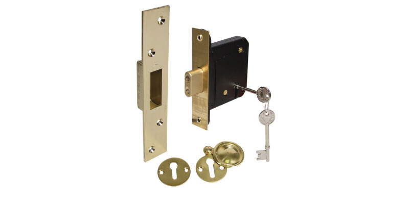 Deadlock, Mortice, Security, 5 Lever, Case Size 64/76 mm