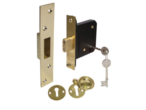 Deadlock, Mortice, Security, 5 Lever, Case Size 64/76 mm