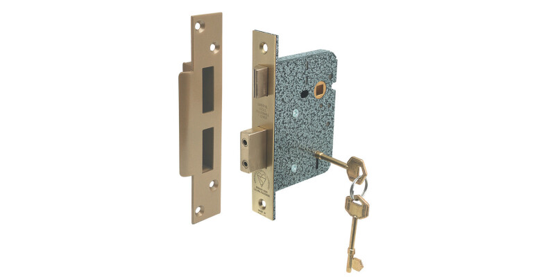 5 Lvr Mortice Sashlock 76mm Spr SB Dif