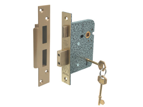 5 Lvr Mortice Sashlock 76mm Spr SB Dif