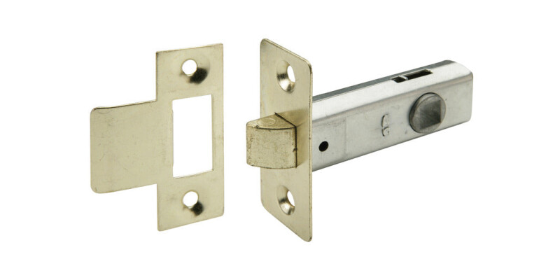 Economy Tubular Mortice Latch 44/64mm NP
