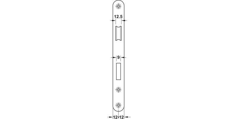 Startec Mort P.Cyl Lock Rad 55/84mm SSS