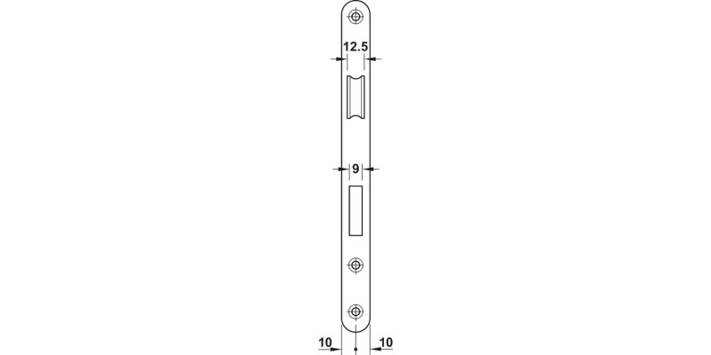 Startec Mort P.Cyl Lock Rad 55/84mm SSS