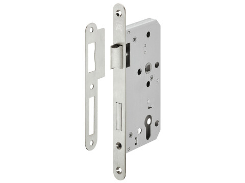 Profile Cylinder Lock, Mortice, 72 mm Locking Centres, Stainless Steel, Startec