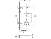 Startec Mort Cyl Sashlock 60/92mm SSS