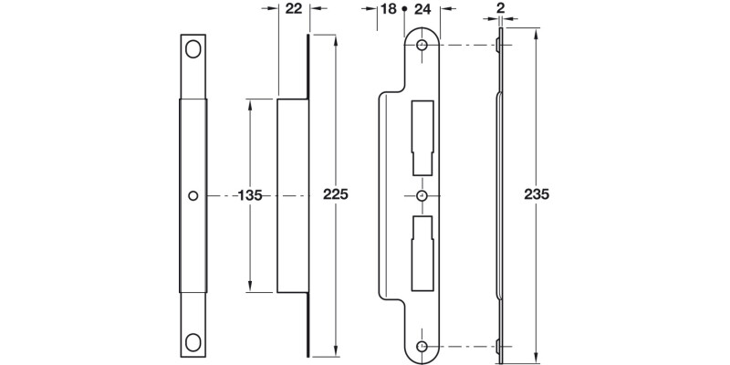Startec Mort Cyl Sashlock 60/92mm SSS