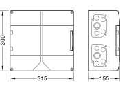 Distributor Box Sml IP65 14 Joint Sgl