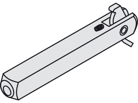 Half Spindle 8mm Sq 71mm ts 50-65mm Drs