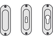 FSB Flush Pull Hdl Rnd 120x40mm Alu Slv