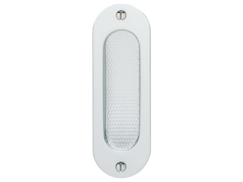FSB Flush Pull Hdl Rnd 120x40mm Alu Slv