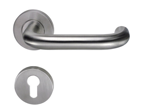 Lever Handle Set, 304 Stainless Steel, HL04, H&auml;fele