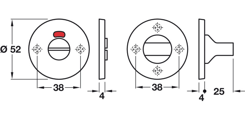 WC Release Set D52mm 316 SSS